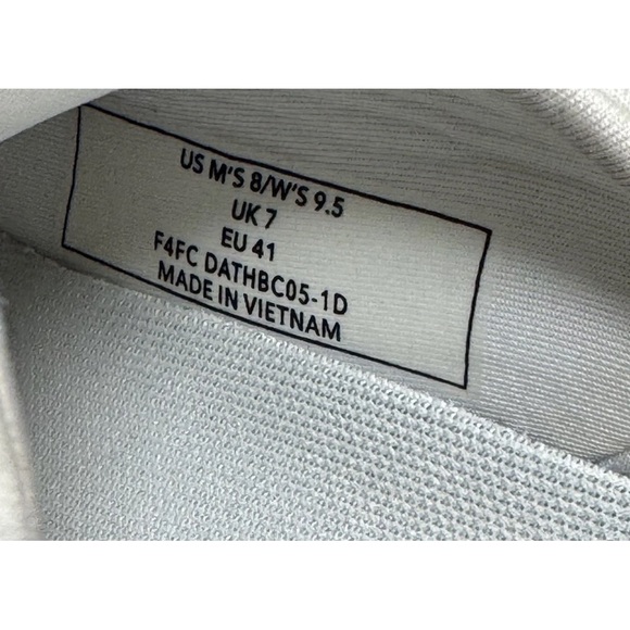 Kizik Athens Bahama Sneaker Women 9.5 Men 8 White Blue Hands Free Slip On Shoes - Picture 12 of 12